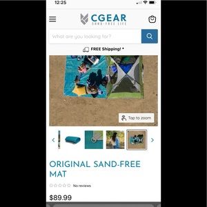 NWT CGEAR Sandmat. 10ft x 10ft